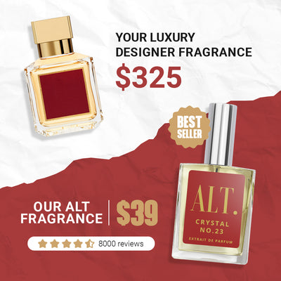 Discover the Enchanting Elegance of Crystal by ALT. Fragrances - Your Perfect Baccarat Rouge 540 Alternative