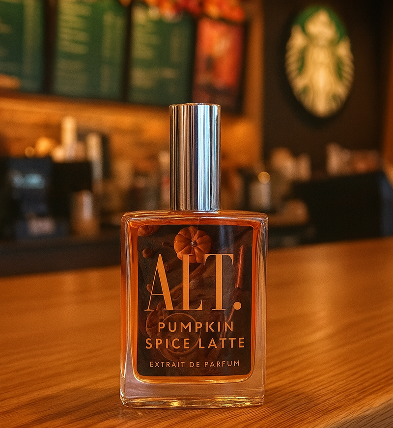 Pumpkin Spice Latte Perfume in Starbucks