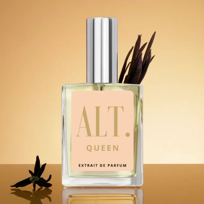 A Bottle of ALT Queen perfume a Burberry Goddess Dupe